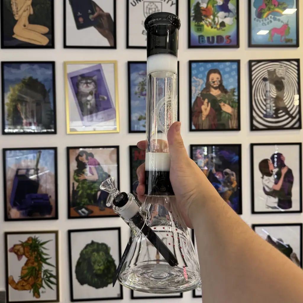 Бонг з крепкого скла