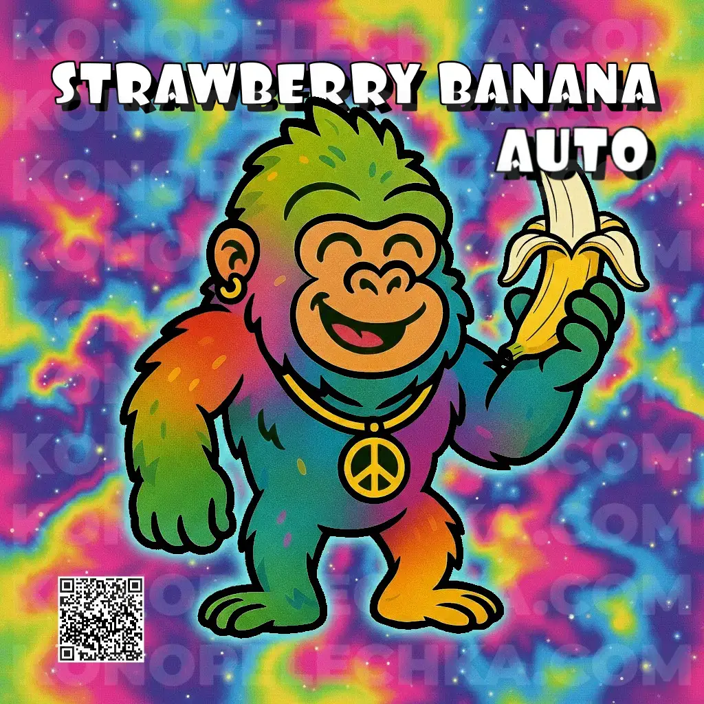 конопелечка Strawberry Banana Auto насіння елітних сортів коноплі