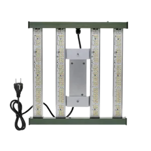 Світлодіодна фітолампа Quantum Line 120W на 4 алюмінієві планки з центральним блоком живлення та мережевим кабелем